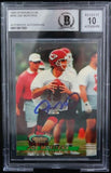 1993 Stadium Club #250 Joe Montana Auto Kansas City Chiefs BAS Autograph 10