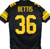 Jerome Bettis Autographed Black/Yellow Pro Style Jersey - Beckett W Hologram