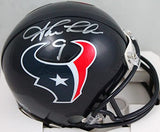 Shane Lechler Autographed Texans Mini Helmet-Beckett W Hologram *Silver