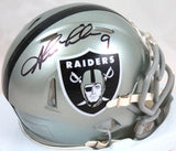 Shane Lechler Autographed Oakland Raiders Flash Speed Mini Helmet-Beckett W Holo