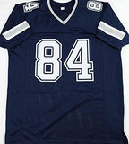 Jay Novacek Autographed Blue Pro Style Jersey - Beckett W *Black *4