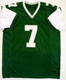 Ron Jaworski Autographed Green Pro Style Jersey- JSA Witnessed Auth *7