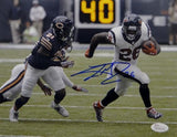 Lamar Miller Signed *Blue Houston Texans 8x10 Breakaway Run Photo- JSA W Auth