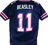 Cole Beasley Autographed Dk. Blue Pro Style Jersey w/Bills Mafia-Beckett W Holo