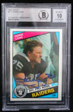 1984 Topps #111 Howie Long Auto Oakland Raiders BAS Autograph 10