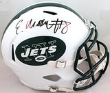 Elijah Moore Signed New York Jets T/B F/S Speed Helmet-Beckett W Holo *Black