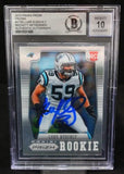 2012 Panini Prizm #279B PRIZMS Luke Kuechly Panthers BAS Autograph 10