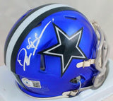 Deion Sanders Autographed Dallas Cowboys Flash Mini Helmet-Beckett W Hologram