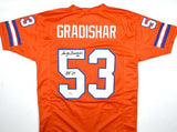 Randy Gradishar Autographed Pro Style Orange Jersey w/HOF - Beckett W Hologram