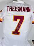 Joe Theismann Autographed White Pro Style Jersey w/83 MVP-Beckett W Hologram