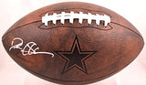 Deion Sanders Autographed Dallas Cowboys Distressed Logo Football-Beckett W Holo