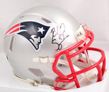 Richard Seymour Autographed Patriots Speed Mini Helmet- Beckett W Hologram