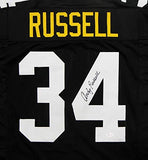 Andy Russell Autographed Black Pro Style Jersey - JSA Witnessed Auth *4 N/O