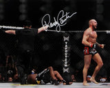 Randy Couture Autographed UFC 16x20 Knock Out Yelling Photo- Beckett Auth *White