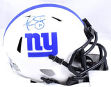 Phil Simms Autographed New York Giants Lunar Speed Mini Helmet - Beckett W Holo