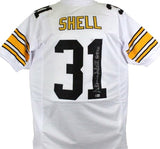 Donnie Shell Autographed White Pro Style Jersey w/HOF-Beckett W Hologram