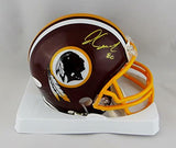 Jamison Crowder Autographed Washington Mini Helmet- JSA W Auth *Gold