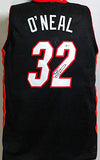 Shaquille O'Neal Autographed Black Miami Jersey - Beckett Authentication *2