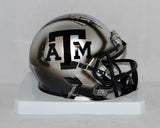 Johnny Manziel Signed Texas A&M Ice Hydro Mini Helmet W/ Heisman- JSA W Auth