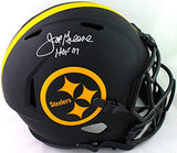 Joe Greene Autographed Steelers Eclipse Speed F/S Helmet w/ HOF-Beckett W*Silver