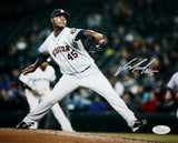 Michael Feliz Autographed Houston Astros 8X10 Pitching Photo- JSA W Auth