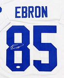 Eric Ebron Autographed White Pro Style Jersey - JSA W Auth