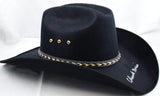 Chuck Norris Autographed Black Cowboy Hat - JSA W *Silver