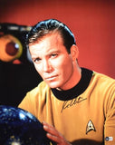 William Shatner Autographed Star Trek 16x20 Close Up Photo - Beckett W Hologram