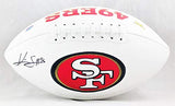 Kwon Alexander Autographed San Francisco 49ers Logo Football - JSA W Auth *Black