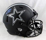 Emmitt Smith Signed F/S Dallas Cowboys Eclipse Speed Helmet-Beckett W Auth *Blue