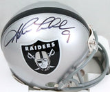 Shane Lechler Autographed Oakland Raiders Mini Helmet-Beckett W hologram