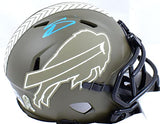 Stefon Diggs Signed Bills Salute to Service Speed Mini Helmet-Beckett W Holo