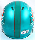 Mike Gesicki Autographed Miami Dolphins Flash Speed Mini Helmet-Beckett W Holo