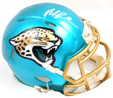 Mark Brunell Autographed Jacksonville Jaguars Flash Speed Mini Helmet - Prova