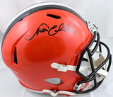 Nick Chubb Autographed Cleveland Browns F/S Speed Helmet-Beckett W Hologram