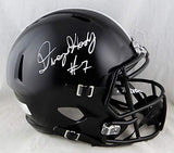 Dwayne Haskins Autographed Ohio State Black F/S Speed Helmet- JSA W Auth *White