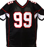 JJ Watt Autographed Black Pro Style Jersey- JSA W Authenticated