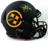 Troy Polamalu Signed Steelers F/S Eclipse Speed Authentic Helmet- Beckett W Auth