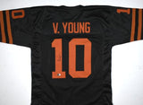 Vince Young Autographed College Black Style Jersey - Beckett W Hologram *Black