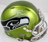 Brian Bosworth Autographed Seattle Seahawks Flash Speed Mini Helmet-BeckettWHolo