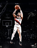 Damian Lillard Signed Trail Blazers 16x20 Spotlight Jump Shot Photo-BA W Holo