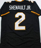 Laviska Shenault Jr Autographed Black College Style Jersey - Beckett W Auth *2