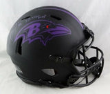 Ray Lewis Signed Ravens F/S Speed Eclipse Authentic Helmet w/SB MVP-Beckett Auth