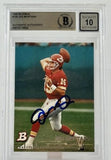 1994 Bowman #100 Joe Montana Auto Kansas City Chiefs BAS Autograph 10