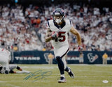 Will Fuller Autographed Houston Texans 16x20 TD Run Photo-JSA W Auth *Blue