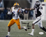 Derrius Guice Autographed LSU 8x10 Against Texas A&M Photo - JSA W Auth *Black