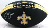 Darren Sproles Autographed New Orleans Saints Black Logo Football-Beckett W Holo