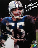 Lee Roy Jordan Autographed 8x10 Muddy Close Up HM Photo w SBVI- Beckett W* White