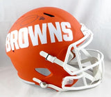 Jarvis Landry Autographed Cleveland Browns F/S AMP Speed Helmet- JSA W Auth *Blk