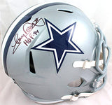 Tony Dorsett Autographed Dallas Cowboys F/S Speed Helmet w/ HOF-JSA W *Black